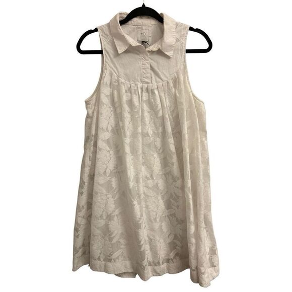 Anthropologie Dresses & Skirts - HD in Paris white lace overlay tank dress cotton 2